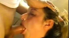 Pounding my cock in throat of my slave Anna